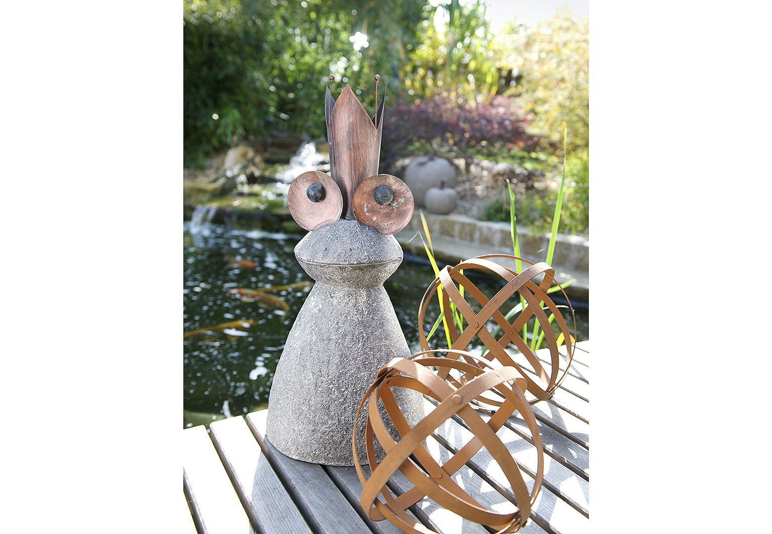 Dekofiguren aus Steinguss