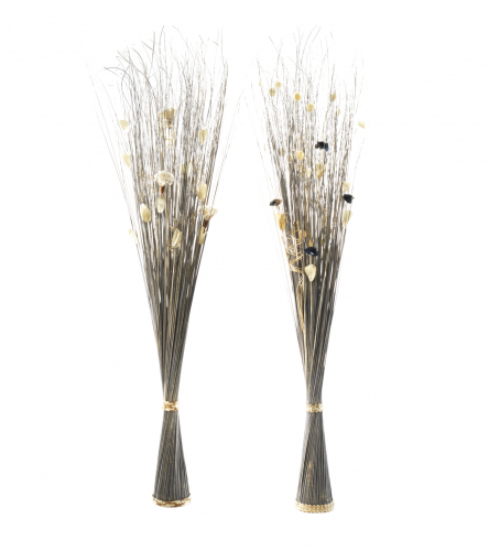 Deko-B�ndel 150cm Kokosfaser 2-fach sortiert