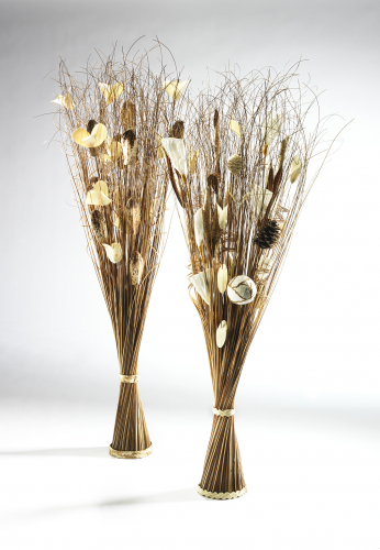 Deko-B�ndel 100cm Kokosfaser 2-fach sortiert