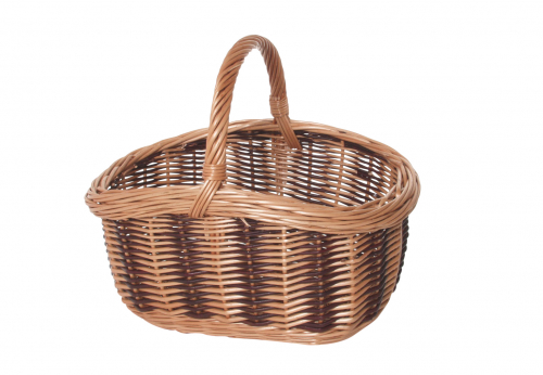 Einkaufskorb gekochte/ungesch�lte Weide