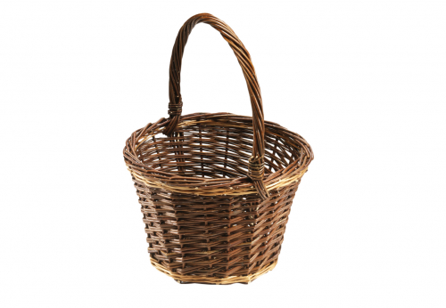 Erntekorb rund ungesch�lte Weide Gr��e 2