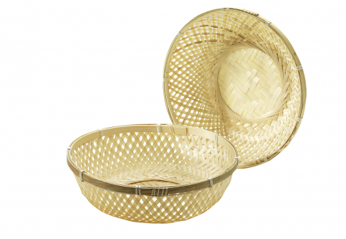 Dekoschale rund aus Bambus