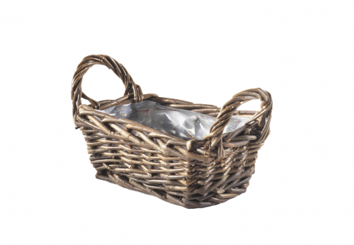 Pflanzk�rbchen eckig ungesch�lte Weide Gr��e 1