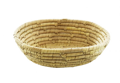 Dekoschale aus Palmblatt oval