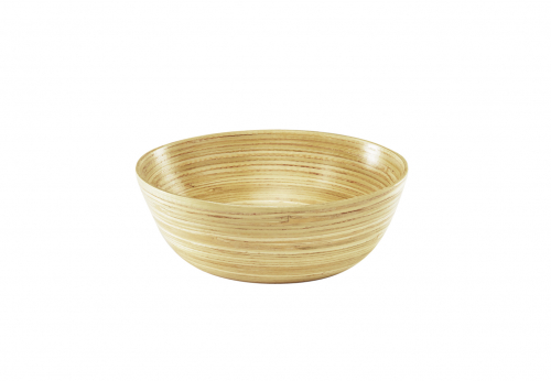 Dekoschale aus Bambus rund natur
