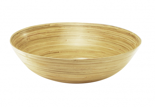 Dekosch�ssel aus Bambus rund natur