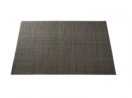 Tischset 45x30 Kunststoff Flechtmuster braun