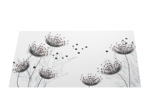 Tischset 45x30 Kunststoff mit Blumendruck flowers