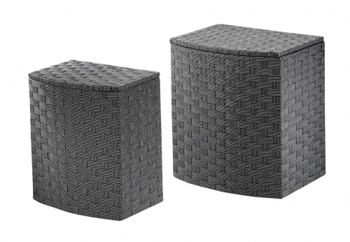 W�schebeh�lter halbrund Nylon mit Nylondeckel S/2