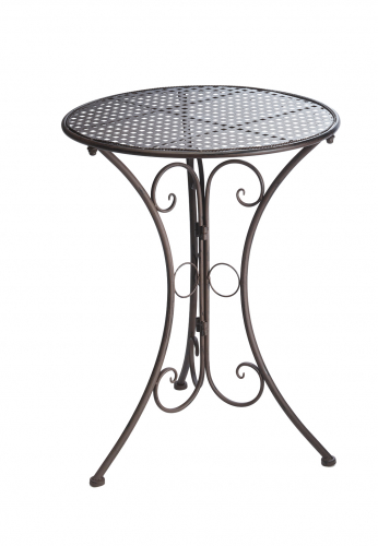 Tisch aus Metall braun 70cm