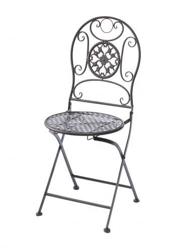 Stuhl aus Metall braun 91cm