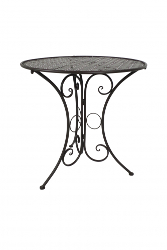 Tisch aus Metall braun 70cm