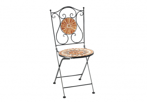 Metallklappstuhl Gartenstuhl Klappstuhl Mosaik nicht frostsicher