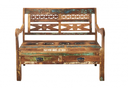 Bank VINTAGE aus FSC zertifiziertem Holz im Used Look