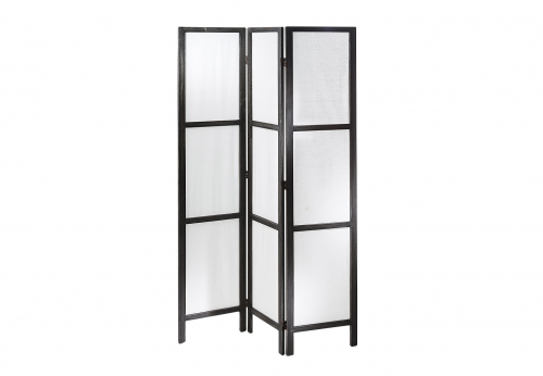 Paravent PURE aus Holzrahmen mit Textilbezug