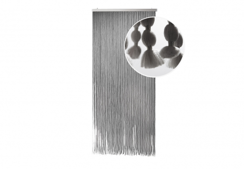 Flauschvorhang BONBON aus Polyester 94 Str�nge