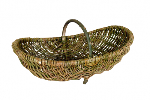 Gartenkorb ungesch�lte Weide 80 cm Gr��e 6