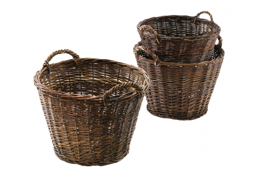 Gartenkorb ungesch�lte Weide S/3