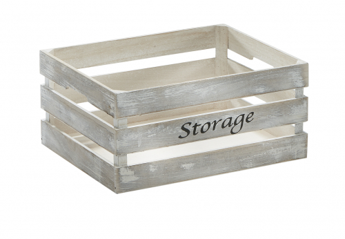 Holzkiste white washed