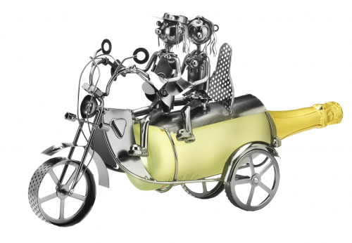 Flaschenhalter aus Metall Motorrad ohne Flasche