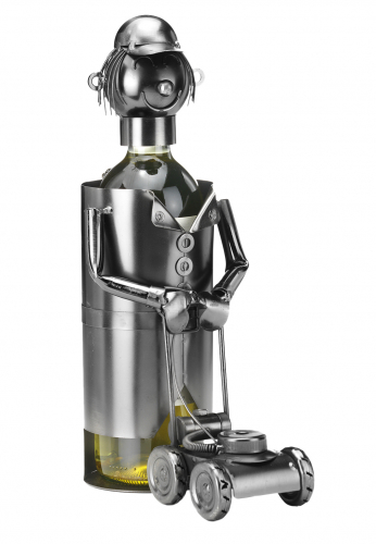 Flaschenhalter aus Metall G�rtner ohne Flasche