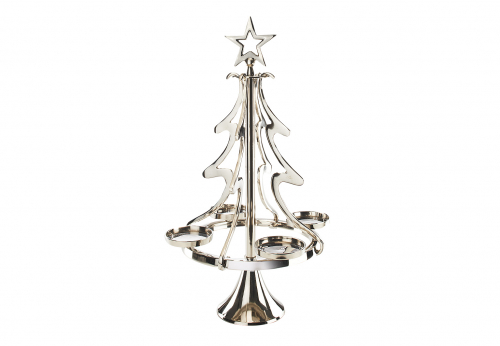 Kerzenhalter XMASTREE aus Metall f�r 4 Teelichter