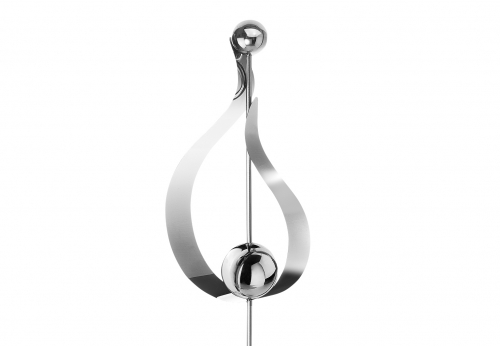 Dekostecker Gartenstecker RAIN aus Edelstahl 149 cm