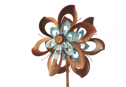 Windrad Dekostecker FLOWER aus Metall