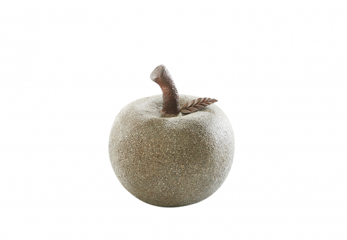 Deko Apfel aus robustem Steinguss H�he 25 cm