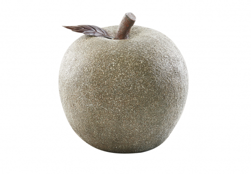 Deko Apfel aus robustem Steinguss H�he 40 cm
