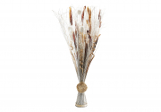 Deko-B�ndel aus Kokosfaser in den Farben Wei� und Braun