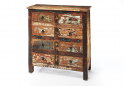 Kommode VINTAGE aus FSC zertifiziertem Holz im Used Look