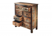 Kommode VINTAGE aus FSC zertifiziertem Holz im Used Look