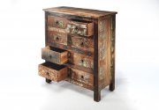 Kommode VINTAGE aus FSC zertifiziertem Holz im Used Look