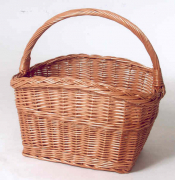 Einkaufskorb eckig gekochte Weide