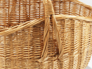 Einkaufskorb Doppelb�gel gekochte Weide