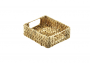 Aufbewahrungskorb aus Wasserhyazinthe Gr��e S rechteckig