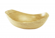 Dekoschale aus Bambus oval natur