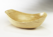 Dekoschale aus Bambus oval natur
