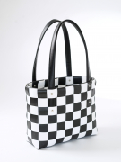 Shopper MONACO MIDI aus PE mit PU Henkeln