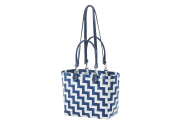 Shopper COTE D�AZUR PREMIUM XL aus PE mit langen abnehmbaren PU Henkeln und Tragegriffen