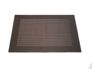 Tischset 45x30 Kunststoff braun