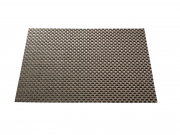 Tischset 45x30 Kunststoff Flechtmuster multi braun