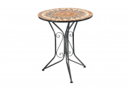 Metalltisch Mosaiktisch Gartentisch mit Mosaik aus Metall