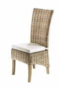NEWPORT Stuhl Hochlehner Rattan kubu grey