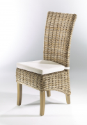NEWPORT Stuhl Hochlehner Rattan kubu grey