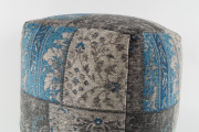 Sitzpouf MULTICOLOR aus indischem Webstoff 45x45x45 cm
