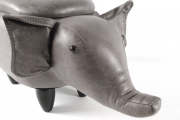 Hocker ELEPHANT grau  mit Staufach