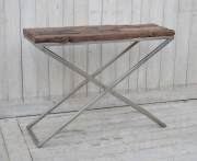 Beistelltisch EDEL aus Holz und Metall