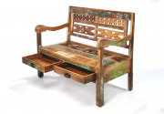 Bank VINTAGE aus FSC zertifiziertem Holz im Used Look